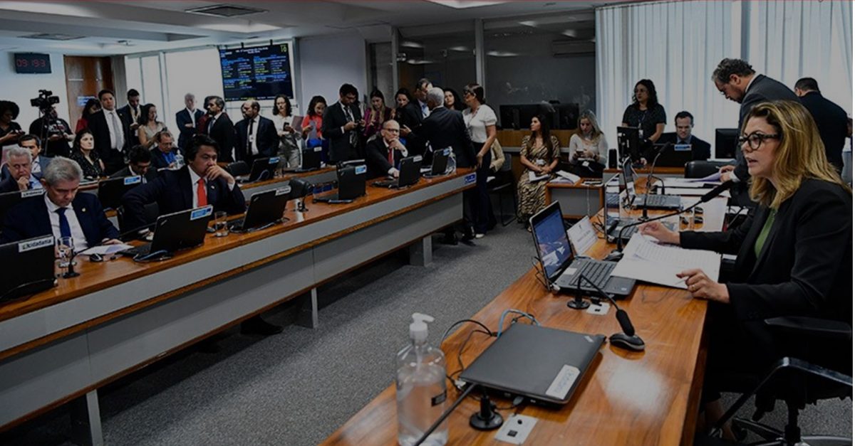 Comissão de Meio Ambiente (CMA) do Senado vota o projeto de lei nº 412/2022, que regulamenta o mercado de carbono no Brasil. Foto: Geraldo Magela/Agência Senado