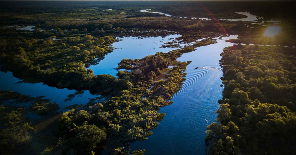 Rio Miranda, em Corumbá - Mato Grosso do Sul