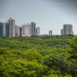 Skyline da cidade de Cuiabá, no Mato Grosso